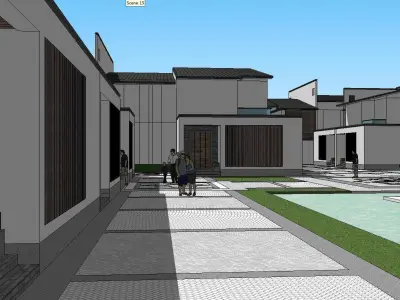 vacation spot-Resort-Fashion Leisure Hotel-0144 3D model