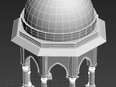 Indian Dome Structure 3D model