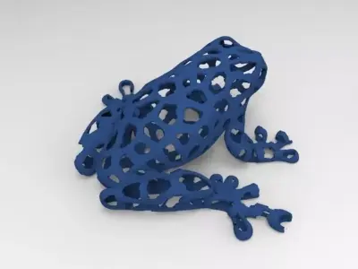 Voronoi Frog 3D print model