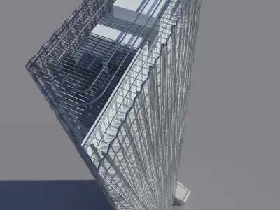 100 Leadenhall Street Tower - Diamond Tower 3D model