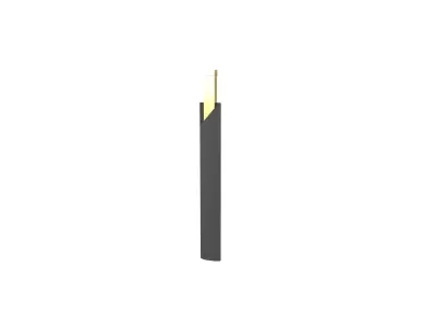 Chopsticks v1 007 Low-poly 3D model