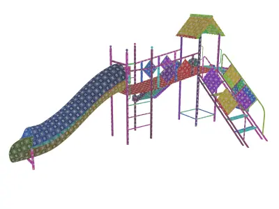 Kacheli Low-poly 3D model