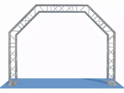 Modular Event Truss Arch System 3D model