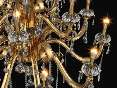 788152 Lusso Osgona Chandelier 3D model