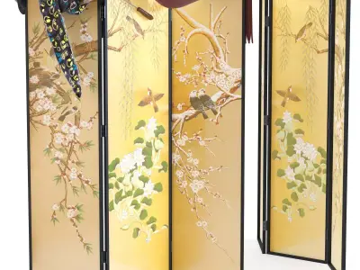 Room Divider Menagerie 3D model