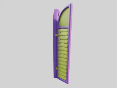 Cartoon Window 22b 3D model