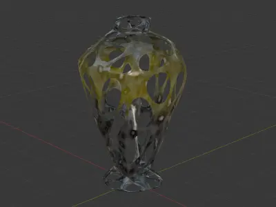 5 peculiar vases Free 3D model