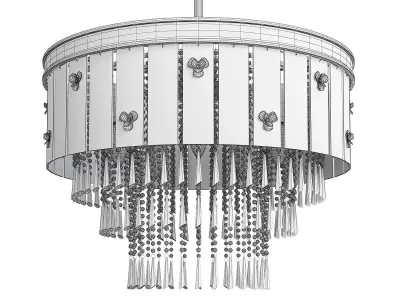 BOUND chandelier  Low-poly 3D model