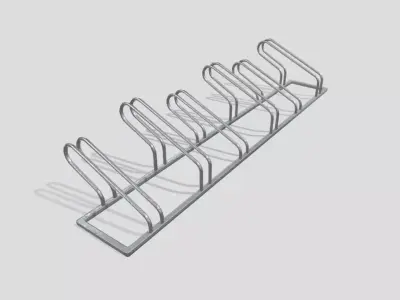 Bike Stand 1-1 2000mm Low-poly 3D model