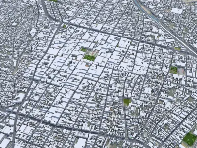 Leon de los Aldama Guanajuato Mexico 35km AI Low-poly 3D model