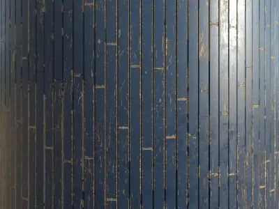 Old painted wood floor PBR seamless Texture