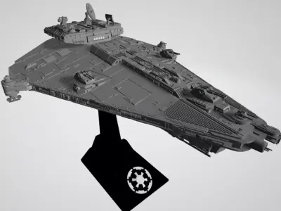 Star Wars Vigil-class imperial corvette 3D print model