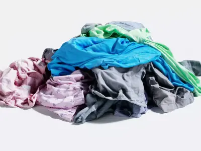 Pile of Clothes on the Ground 3D Scanned Low-poly 3D model