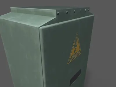 mount transformer Low-poly 3D model