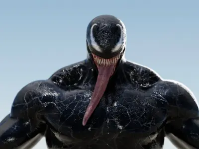  Venom Rigged-Advanced  Low-poly 3D model