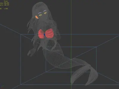 Disney main city - Mermaid 066 3D model