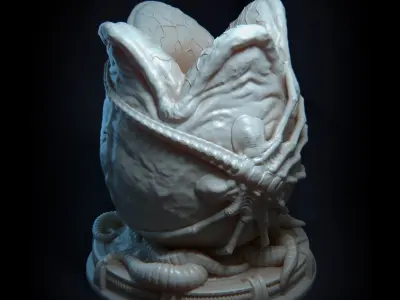 Alien Egg 3D print model