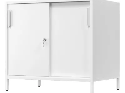IKEA - TROTTEN Wardrobe with sliding doors 3D model