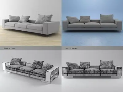 Lightpiece sofa 3D model