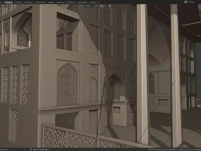 ornament windows 3D model