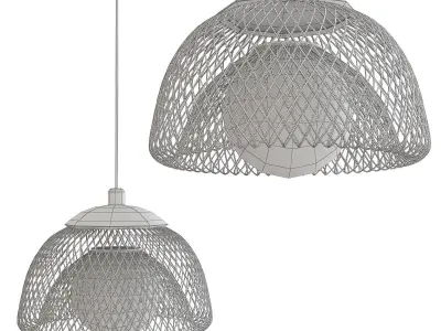 Shari chandelier 3d model Low-poly 3D model