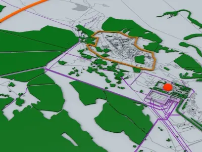 Chernobyl Disaster Area - The Zone 3D model