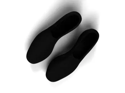 Women Loafer Flat 3D model