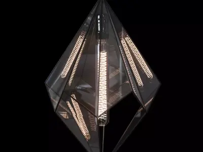 Pendant geometric glass light Tender Free 3D model