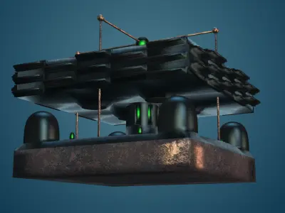 Sci-Fi Structure I 3D model