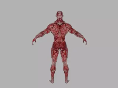 Buffed Mutant Low-poly 3D model