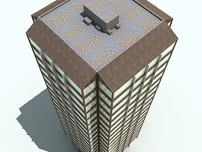 Apartment Building 52 3D model