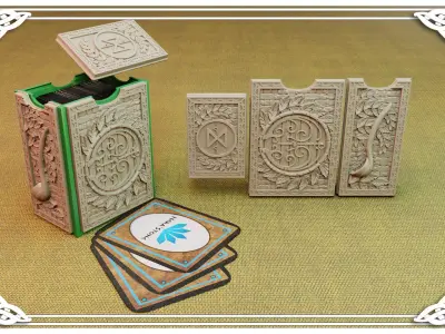 Hobbit door card holder 3D print model