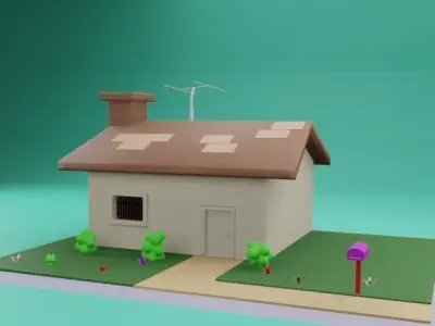 House Free low-poly 3D model