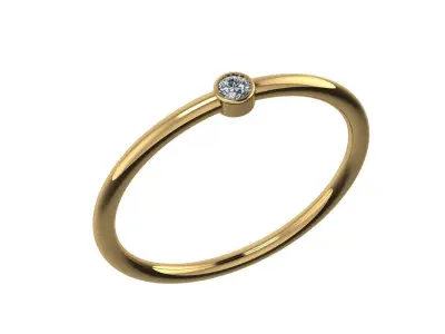 womens ring 3D print model