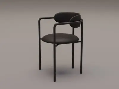 Bar Chair Low-poly 3D model buy