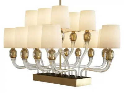 Bramante Chandelier Low-poly 3D model