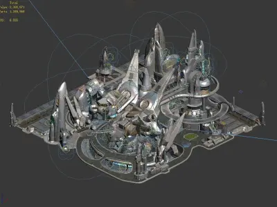Miracle - Robot City 01 3D model