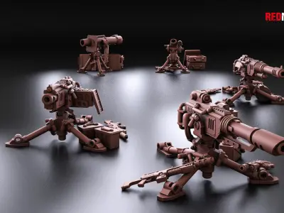 Shock Troops - Heavy Support Squad of the Imperial Force  3D print model