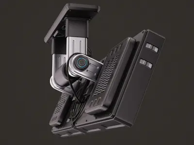 Sci Fi Monitors 3D model