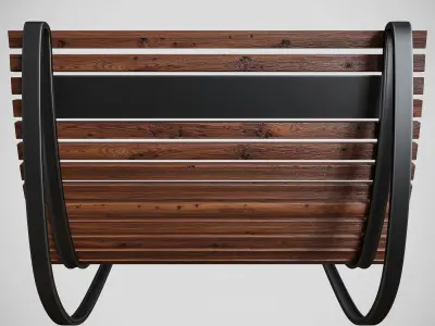 Rocking Bench 3D model