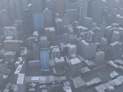 City 98 Low-poly 3D model