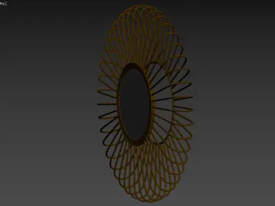 MIRROR SELENA GOLD 3D model