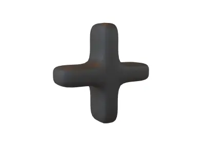 Calculation Plus Symbol V1 001 Low-poly 3D model