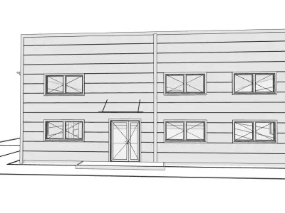 storage or logistic warehouse model 3D model