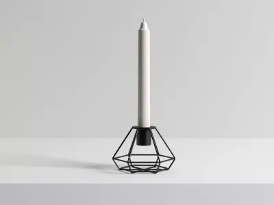 Diamond Candlestick 3D model