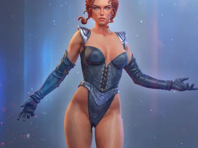 Jean Grey - Dark Phoenix 3D print model