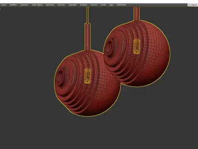 Dark and Bright Star Bomma Low-poly 3D model