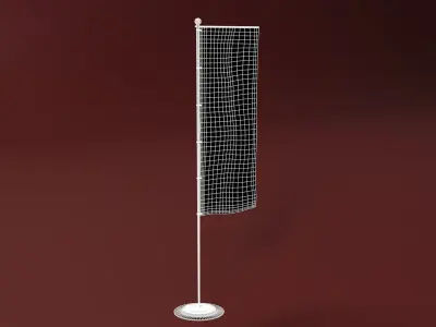 Splash Flag1 3D model