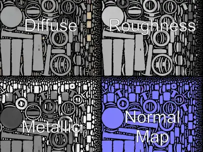 Lighthouse Structure Model Pack Low-poly 3D model