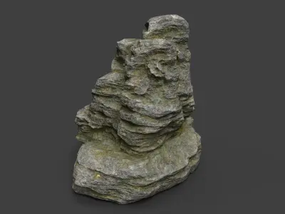Rock 3-3 Low-poly 3D model